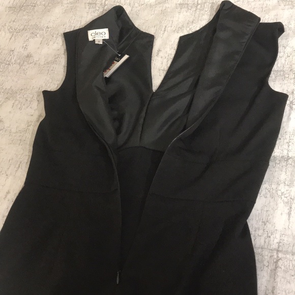 NWT Classic Black Cleo Mini / Cocktail Dress; Size 2 Petite - Picture 8 of 15